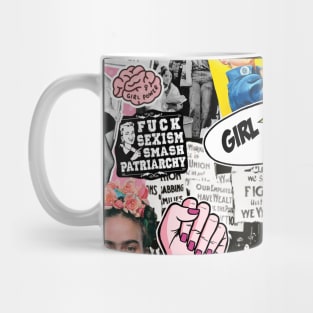 Feminism collage Mug